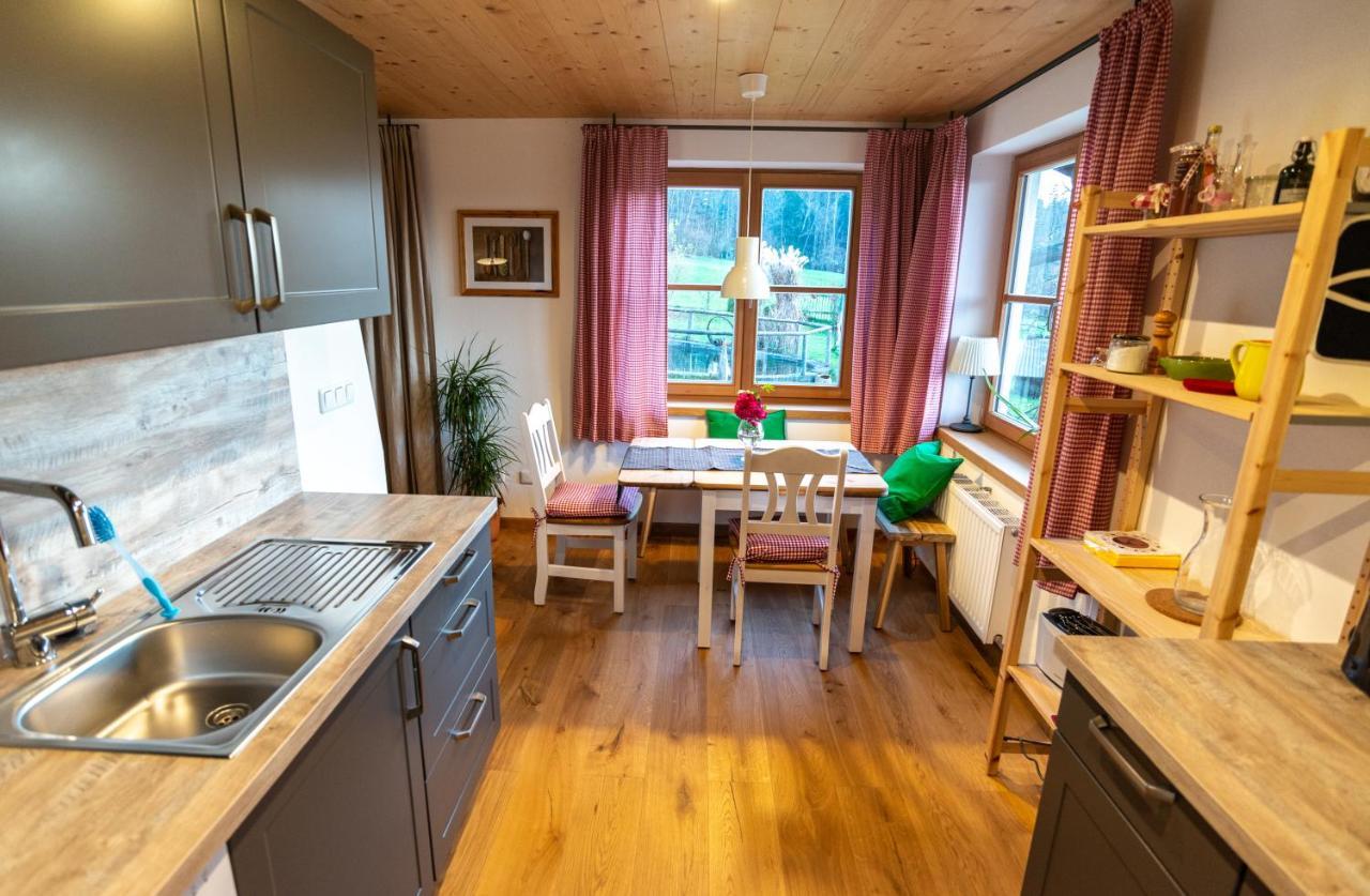 Apartamento Haus Heufelder Bad Heilbrunn Exterior foto